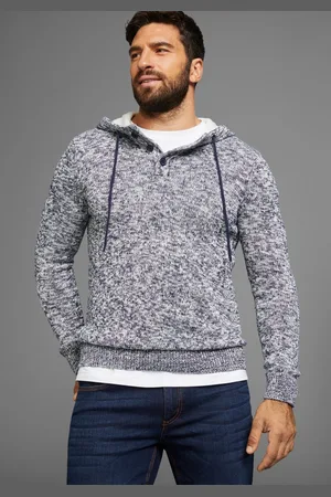H.I.S Capuchontrui Tot maat 5 XL met knoopsluiting - nieuwe collectie