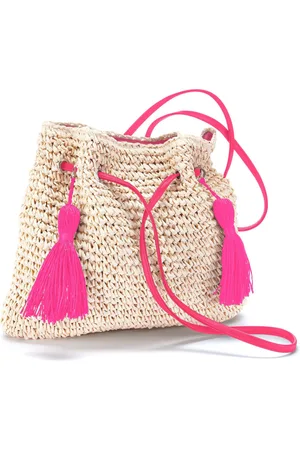 Lascana Schoudertas Strandtas van papierstro, handtas, schoudertas vegan