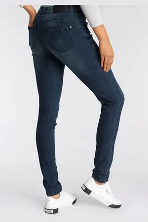 ARIZONA Skinny fit jeans Shaping skinny pasvorm, normale taille, in stretchkwaliteit, used-look