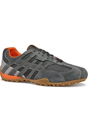 Geox Veterschoenen U SNAKE ORIGINAL , veterschoen, vrijetijdsschoen, trekking sneaker met leren binnenzool