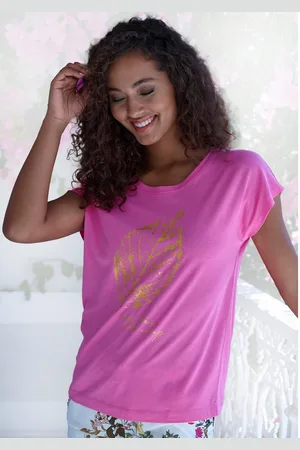 Lascana Pyjama top met folieprint