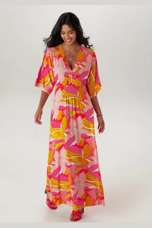 Aniston Maxi-jurk met wijde 3/4-mouwen - nieuwe collectie