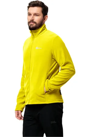 Jack Wolfskin Fleecejack TAUNUS FZ M lichte, rekbare, ademende midlayer