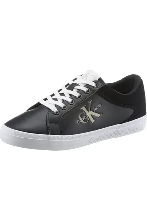 Calvin Klein Plateausneakers SUSAN 9LS Logo-opdruk op de loopzool, vrijetijdsschoen, lage schoen, veterschoen