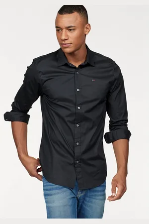 Tommy Hilfiger Overhemd met lange mouwen Sabim Stretch Hemd Shirt Stretch shirt, premium, slim fit, met elastaan