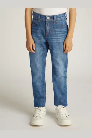 Tommy Hilfiger Straight jeans SCANTON Y met logo-borduursels, badge