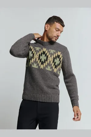 No Excess Gebreide trui met jacquardmotief