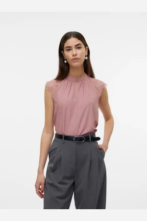 VERO MODA Kanten top VMMILLA SL LACE TEE