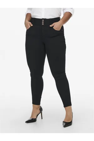ONLY Skinny fit jeans CARANNA LIFE HW SK ANK JEANS BLACK NOOS
