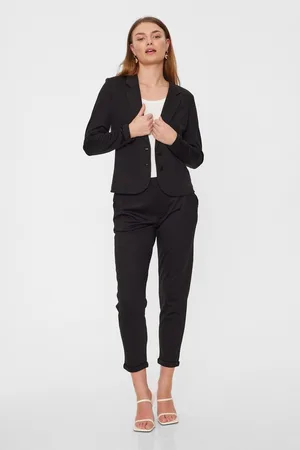 Freequent Stoffen broek FQNANNI-ANKLE enkel-lengte met 2-knopssluiting
