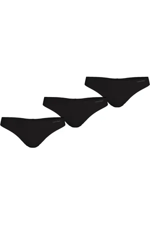 Calvin Klein Tanga THONG 3PK met logo-opschrift (Set van 3)