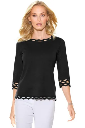 Classic Basics Trui met 3/4-mouwen Trui
