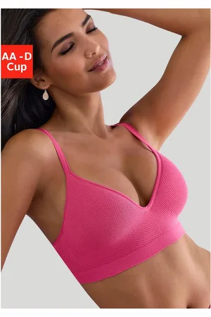 Lascana Push-up-bh COMFY BRA zonder beugels in zachte katoenen stof, basic lingerie