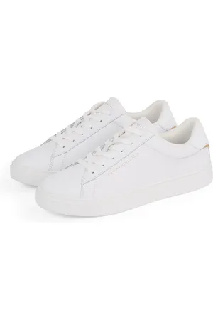 Tommy Hilfiger Plateausneakers ESSENTIAL COURT SNEAKER , vrijetijdsschoen, lage schoen, veterschoen met logo-opdruk