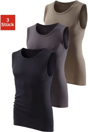 H.I.S Muscle-shirt zonder zijnaden optimale pasvorm (3-delig)