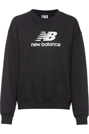New Balance Hoodie Sport Essentials French Terryogo CrewONARCH BURGUNDY