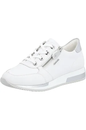 Remonte Sneakers met sleehak , vrijetijdsschoen, lage schoen, veterschoen in smalle vorm