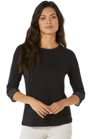 CREATION L PREMIUM Shirt met 3/4-mouwen Lyocell-shirt (1-delig)