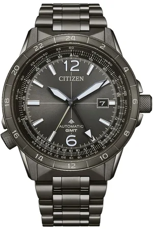 Citizen Automatisch horloge Promaster Mechanical GMT Horloge, herenhorloge, roestvrijstalen band, tot 20 bar waterdicht