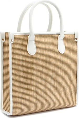 vivance collection Shopper Strandtas Schoudertas, mandtas, draagtas, bamboe-look VEGAN