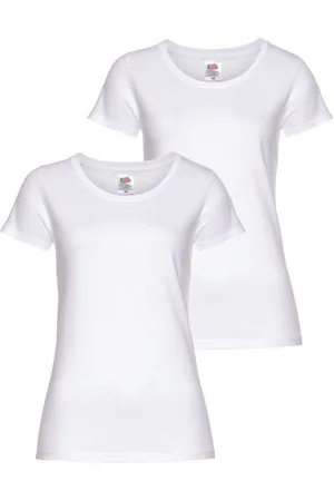 Fruit Of The Loom Shirt met ronde hals Lady Fit Premium (2-delig, Set van 2)