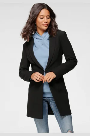 Laura Scott Lange blazer met diepe reverskraag