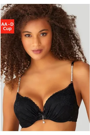 Lascana Push-up-bh met speciale sierparel details, sexy lingerie