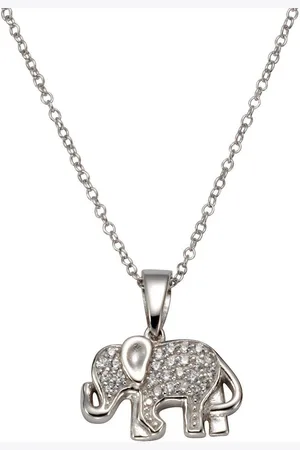 Firetti Ketting met hanger Sieraad cadeau 925 halssieraad halsketting ankerkette olifant