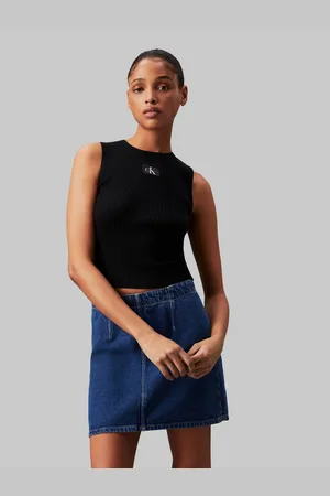 Calvin Klein Slip-over WOVEN LABEL SWEATER TANK TOP