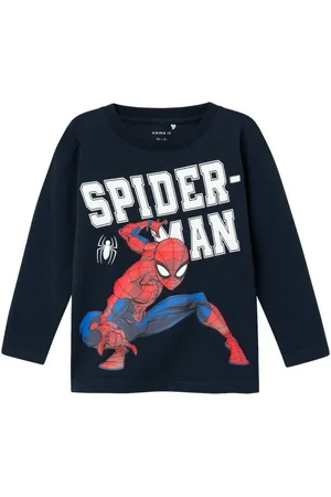 NAME IT Shirt met lange mouwen NMMNAZA SPIDERMAN LS TOP NOOS MAR