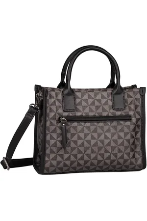 Gabor Shopper Barina met bijzondere grafische all-over print en glad leerlook details