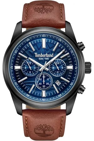 Timberland Chronograaf NORTHBRIDGE Quartzhorloge, horloge, herrenuur, leren band, stopwatchfunctie, datum
