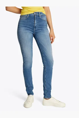 Tommy Hilfiger Skinny fit jeans SYLVIA High Rise SKINNY in enkel lengte, in blauwe wassingen