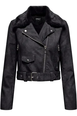 ONLY Imitatieleren jack ONLMACY WASHED BIKER CC OTW