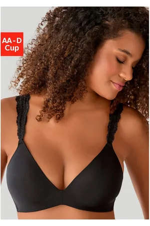 Lascana Push-up-bh zonder beugel met prachtige kantbanden, lingerie