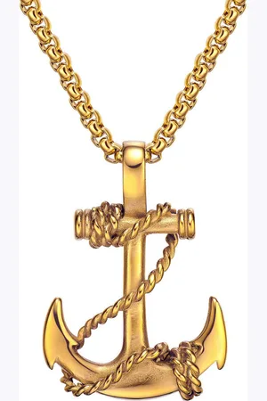 Firetti Ketting met hanger Sieraden cadeau roestvrijstalen halssieraden halsketting venezianerkette anker