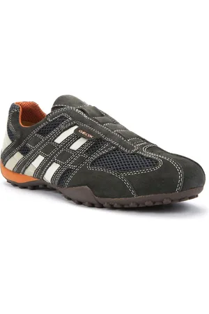 Geox Slip-on sneakers UOMO SNAKE Slipper, vrijetijdsschoen met sierstiksels en speciale membraan