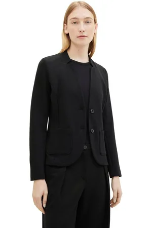 TOM TAILOR Sweatblazer Ottoman met opgestikte zakken en structuur
