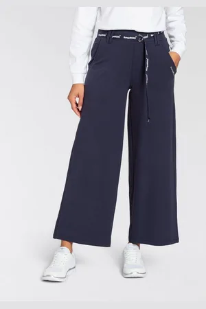 KangaROOS Jerseybroek met wijde pijpen in culottevorm