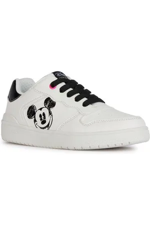 Geox Sneakers J WASHIBA GIRL E Slip On sneaker, instapschoen, pantoffel met Mickey Mouse print