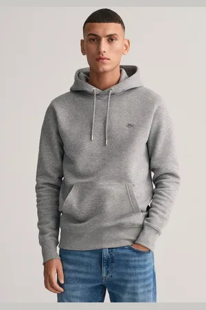 GANT Hoodie REG SHIELD HOODIE met logoborduursel op borsthoogte