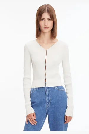Calvin Klein Gebreide trui met haakjessluiting