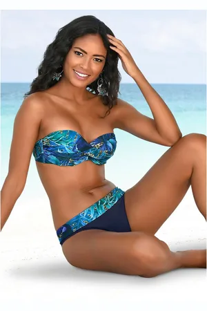 Lascana Beugelbikini in bandeaumodel met jungle-look