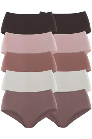 Petite Fleur Tailleslip van elastisch katoen (set, 10 stuks, 10 stuks)
