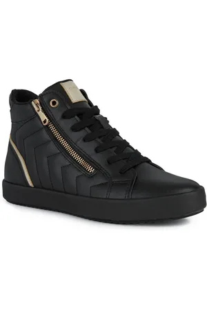 Geox Sneakers D BLOMIEE met modieuze stiksels, vrijetijdsschoen, lage schoen, veterschoen