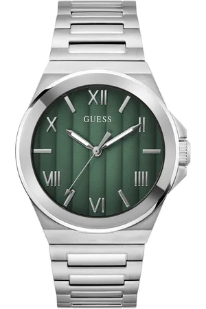 Guess Kwartshorloge Vinyl Horloge, herenhorloge, stalen band, mineraalglas, analoog