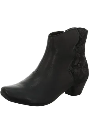 Think! Laarsjes Aida Business schoen, veterschoenen met trechterhak