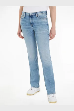 Tommy Hilfiger Bootcut jeans Maddie met merklabel & badge