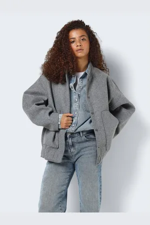 Noisy May Blousejasje NMHALSTON L/S BOMBER JACKET WVN NOOS