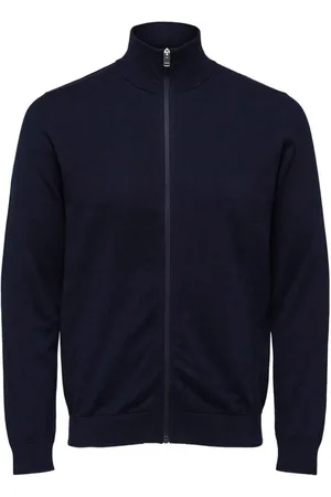 SELECTED Vest SLHBERG FULL ZIP CARDIGAN NOOS